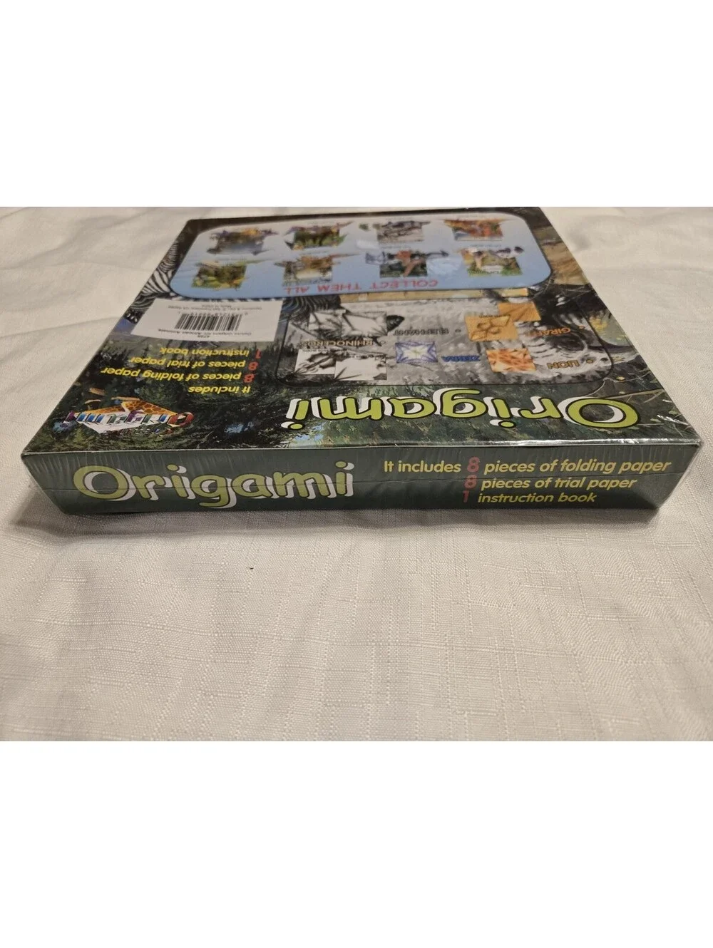 Folia Bringmann Safari Origami Kit - 8 Patterned Papers & Instruction Book
